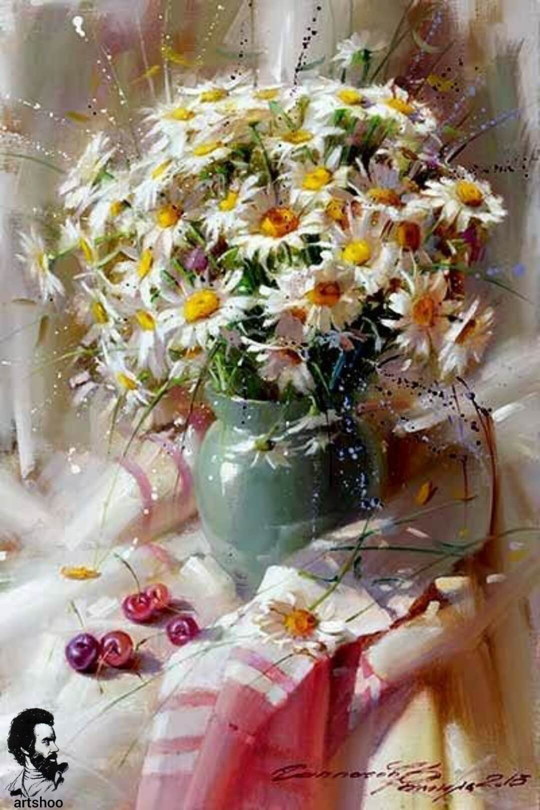 آموزش نقاشی رنگ روغن